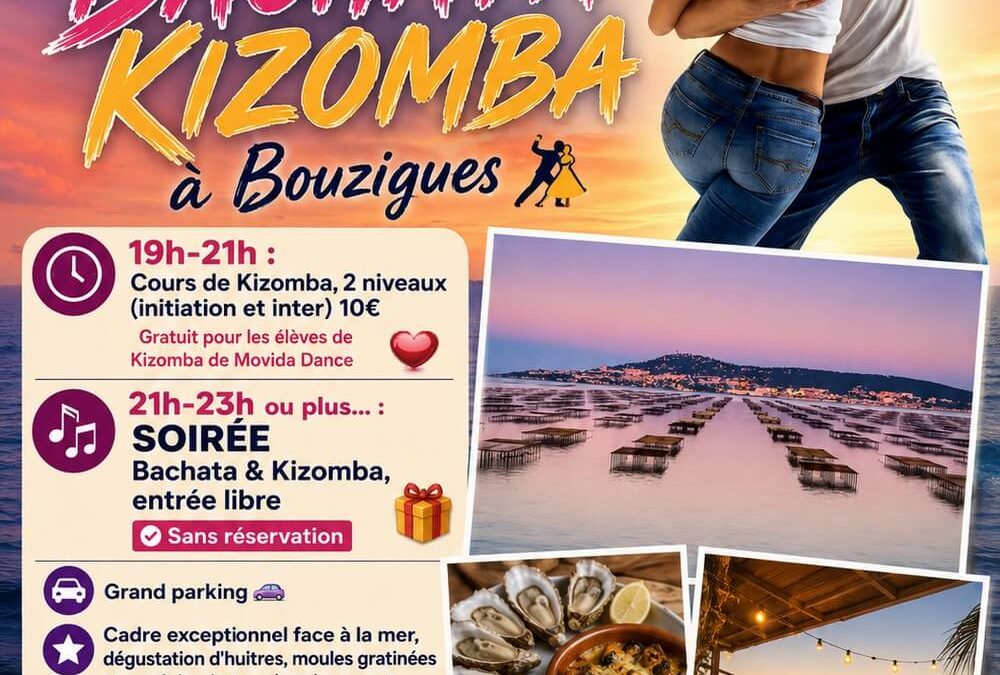 Cours de Kizomba et Soirée Chez Gines à Bouzigues