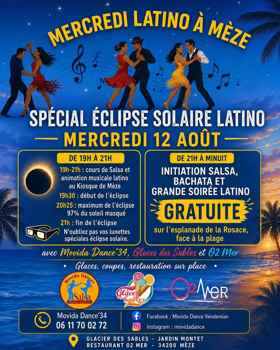 Spécial éclipse solaire latino à Mèze