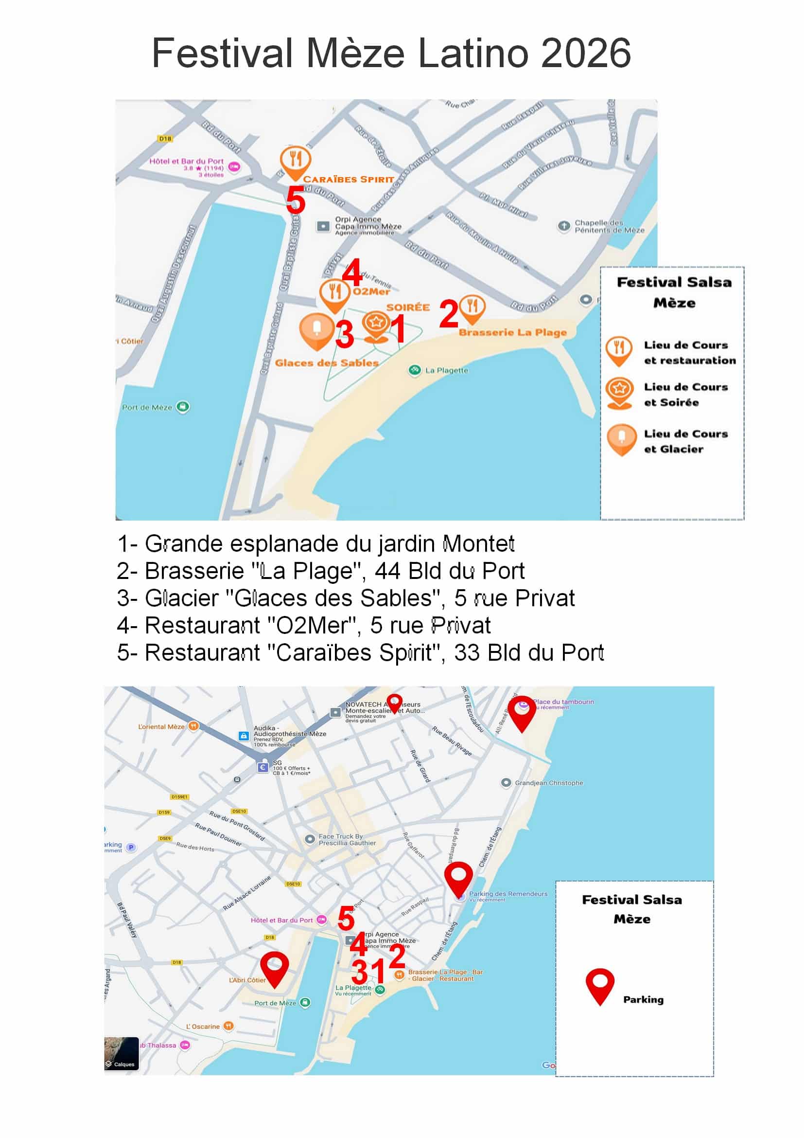 Plans de Mèze