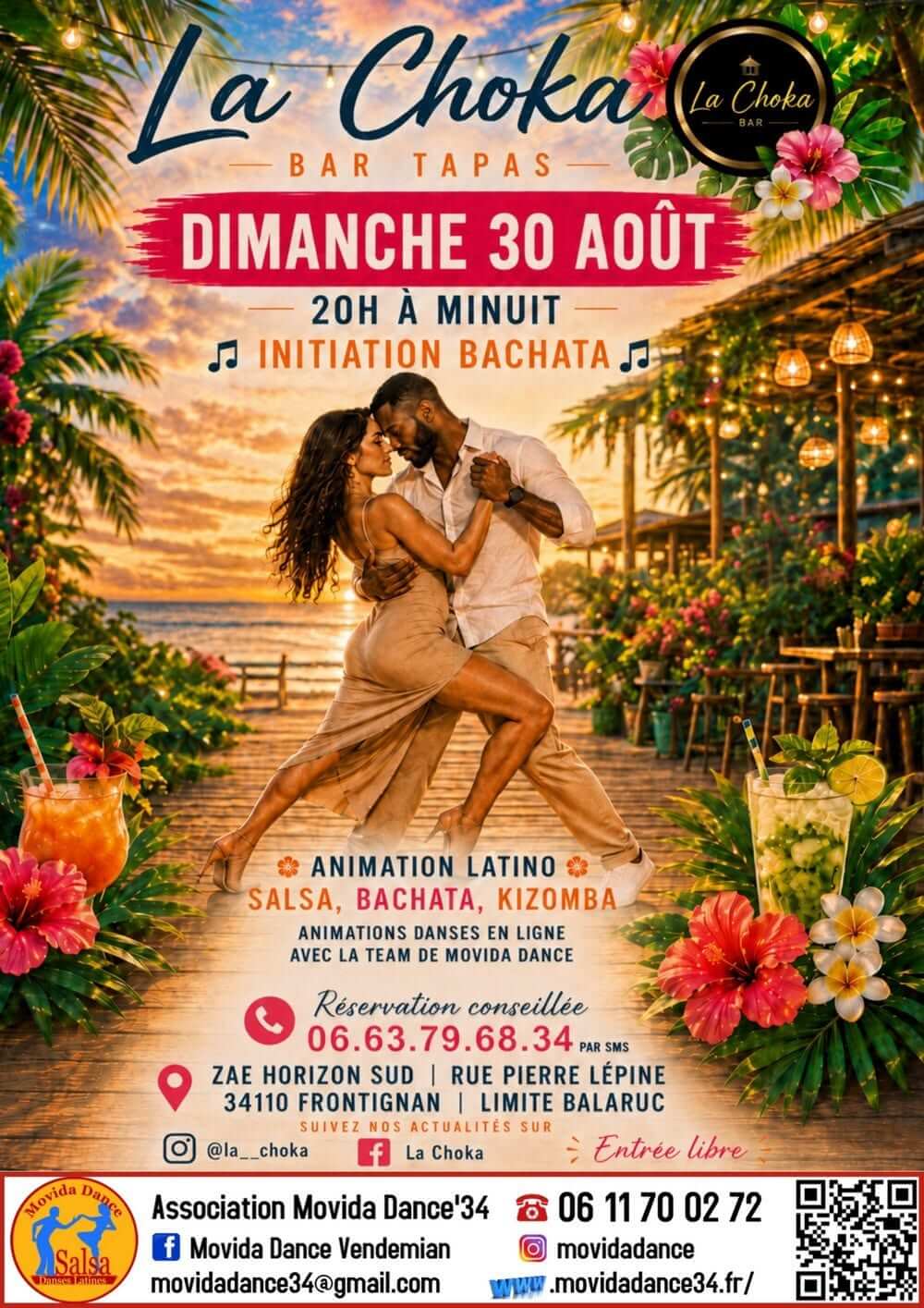 Soirée Latino à la Choka à Frontignan