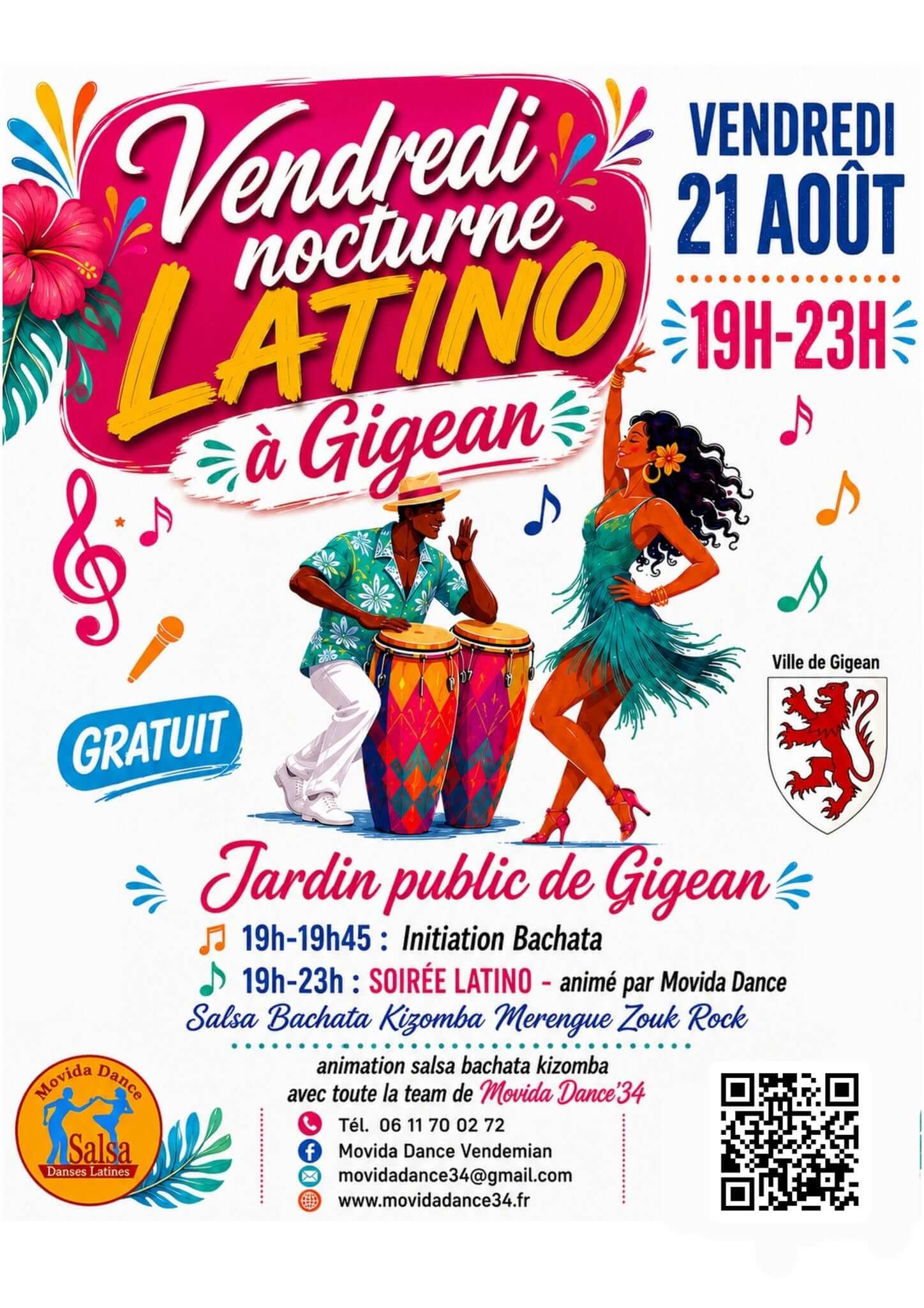 Nocturne Latino à Gigean